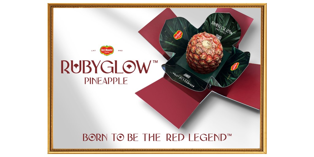 Fresh Del Monte تزيح الستار عن الأناناس ذي القشرة الحمراء، أو Rubyglow® Pineapple