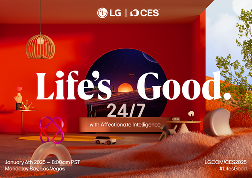 إل جي تعرض “LIFE’S GOOD 24/7 مع الذكاء العاطفي” في معرض CES 2025