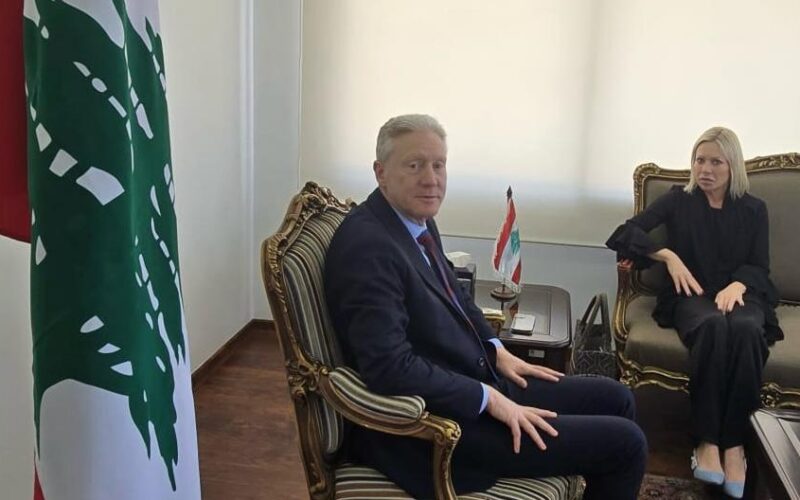 استقبل وزير الخارجية والمغتربين يوسف رجّي المنسّقة الخاصّة للأمم المتحدة في لبنان جينين هينيس-بلاسخارت
