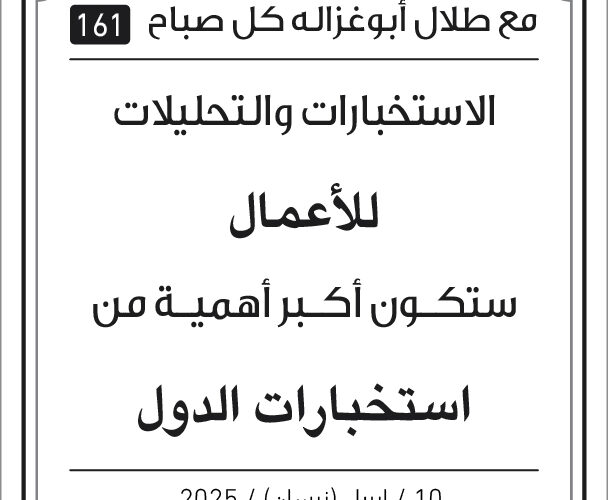 مقولات صباح مع طلال ابو غزالة