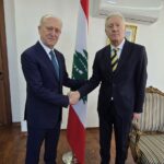 التقى وزير الخارجية والمغتربين يوسف رجي النائب اللواء اشرف ريفي