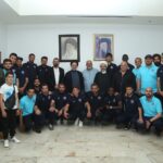 العلامة فضل الله مستقبلا نادي المبرة الرياضي: حبذا لو تحكم الروح الرياضية حركة السياسة في هذا الوطن