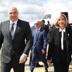 رئيس الجمهورية واللبنانية الاولى وصلا الى روما  للمشاركة في تشييع البابا الراحل فرنسيس