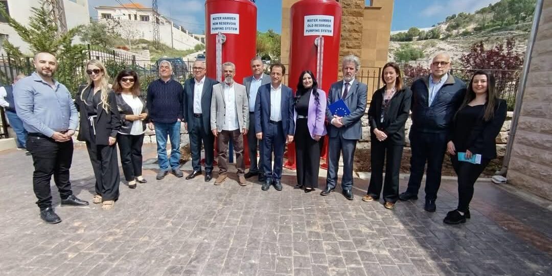 مدير مؤسسة المياه افتتح محطة الضخ في بلدة لحفد برعاية المطران عون