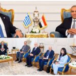 وزير الخارجية والهجرة في مصر يستقبل وزير الهجرة واللجوء اليونانى على هامش المؤتمر الوزاري لعملية الخرطوم