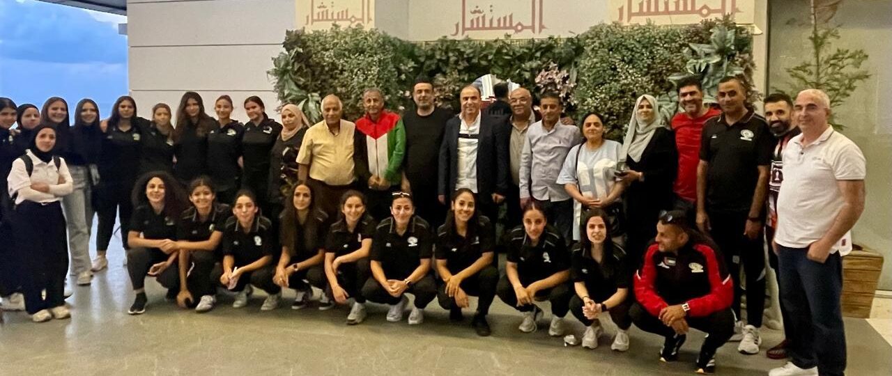 البقاعي وأعضاء الاتحاد الفلسطيني لكرة القدم الشتات ومنتخب السيدات يلتقون السفير دبور
