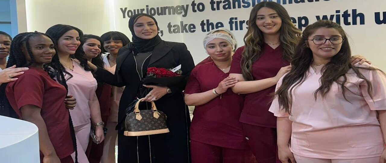 دنيا الخلداوي ترعى افتتاح الفرع الخامس للمركزالمتخصص في التجميل والعلاج الطبيعي
