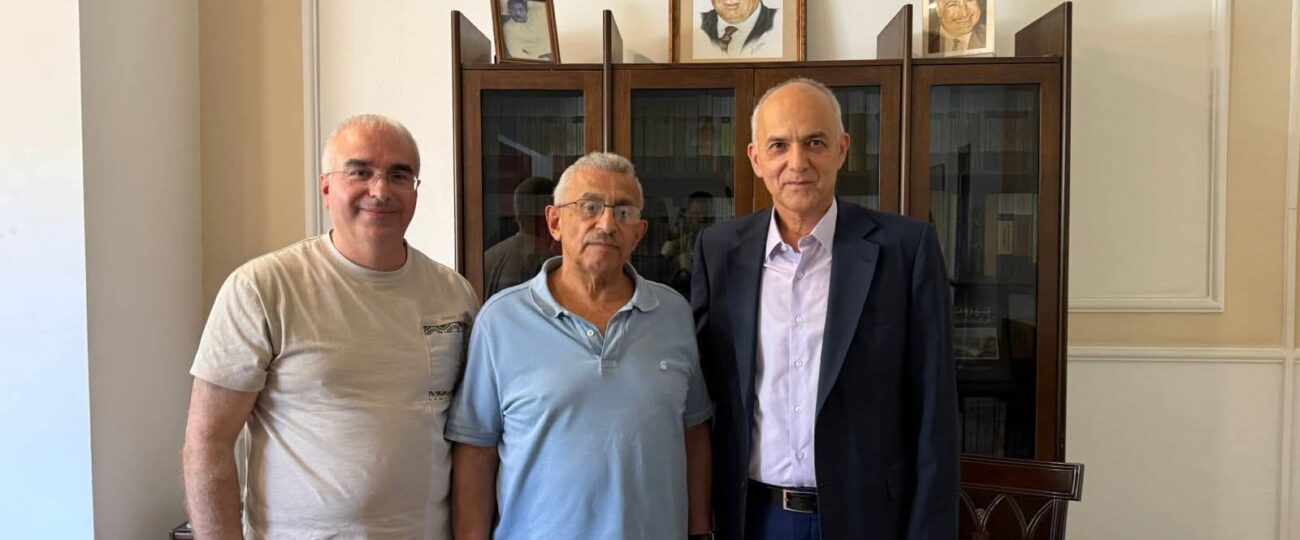 أسامة سعد يستقبل الدكتور خالد مراد والإعلامي سامر زعيتر